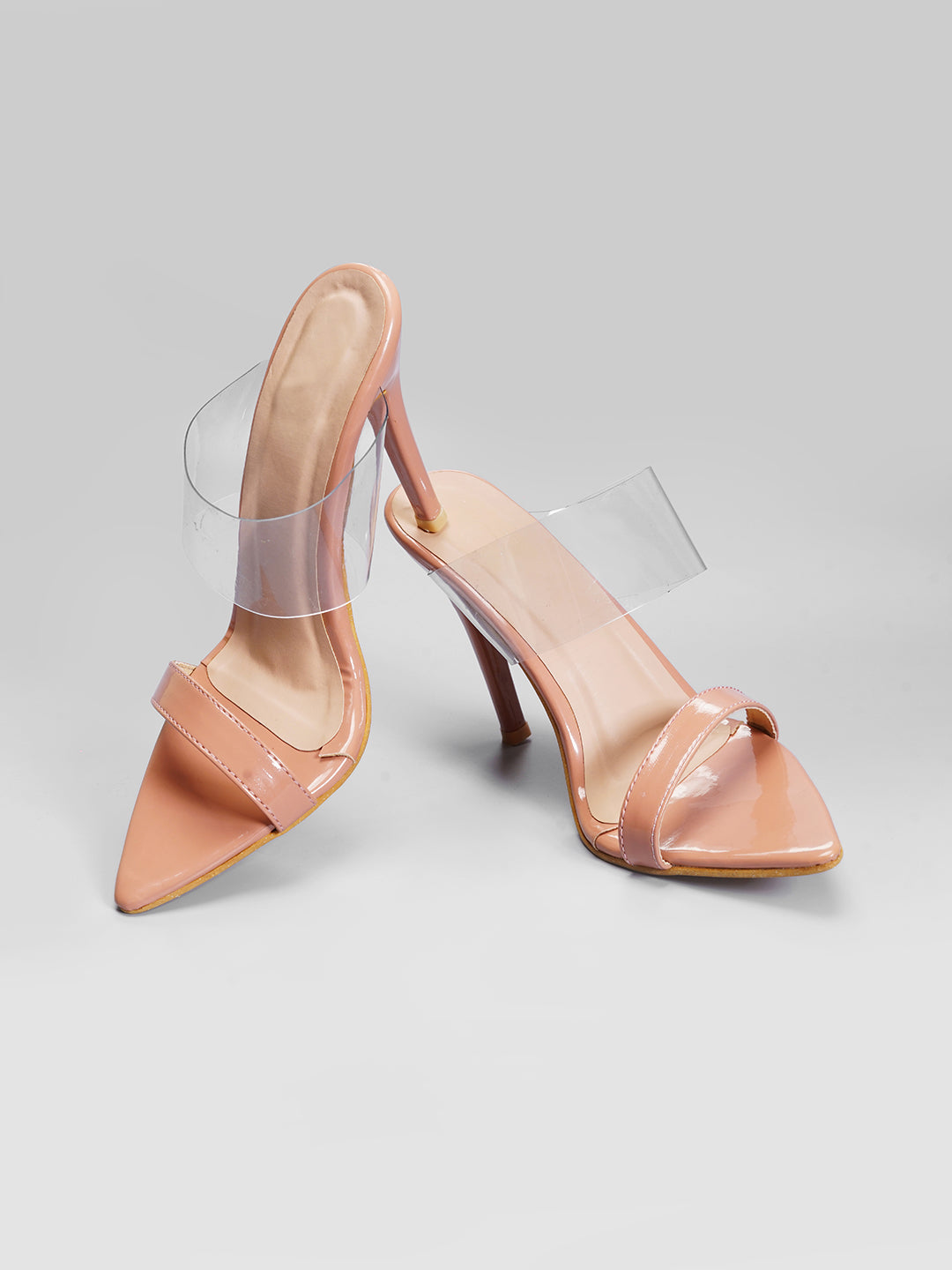Beige slip on stiletto