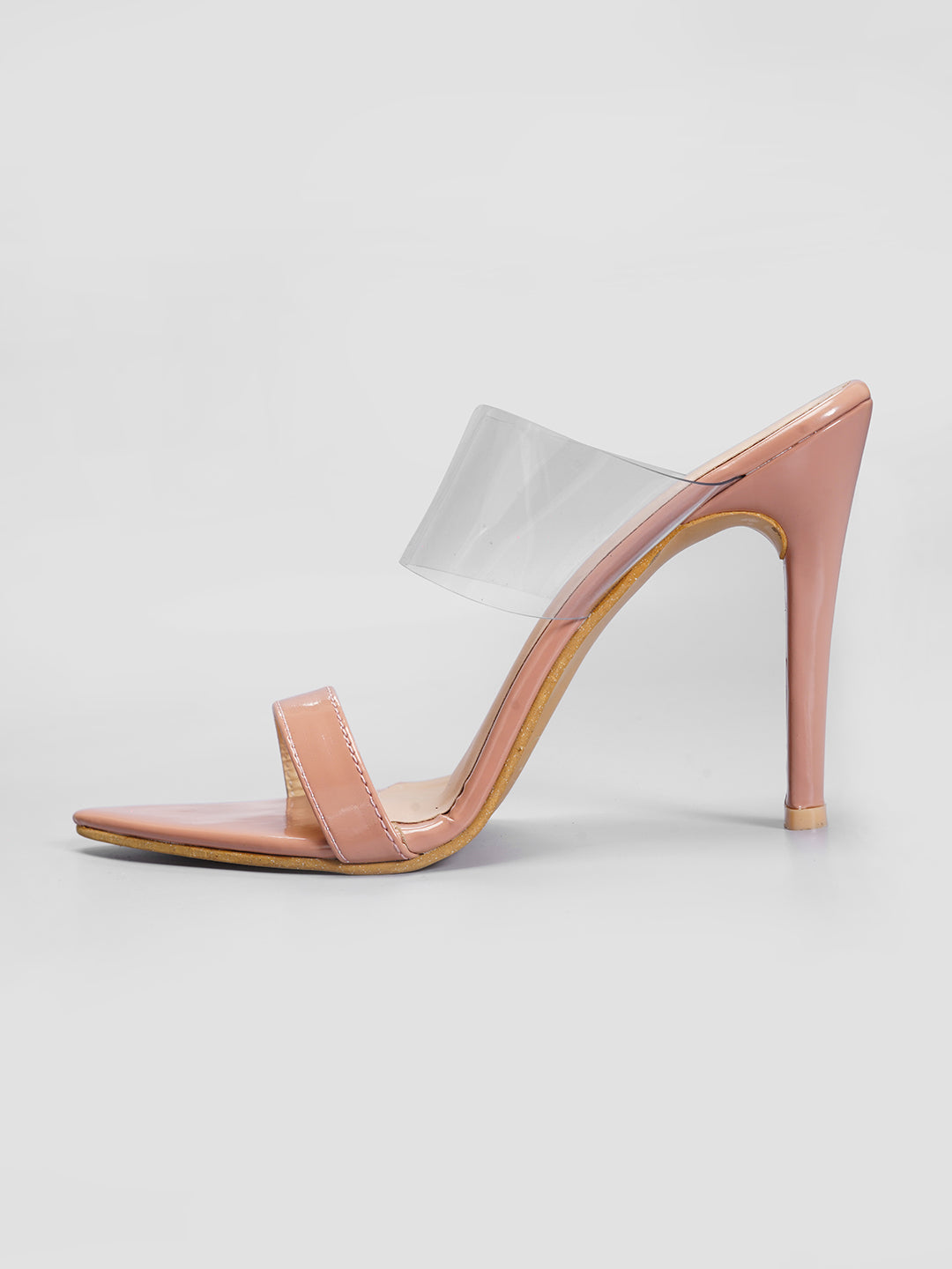 Beige slip on stiletto