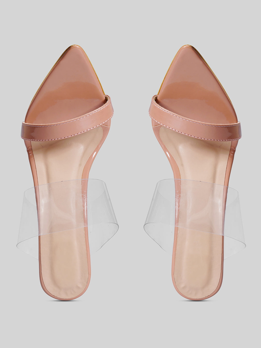 Beige slip on stiletto