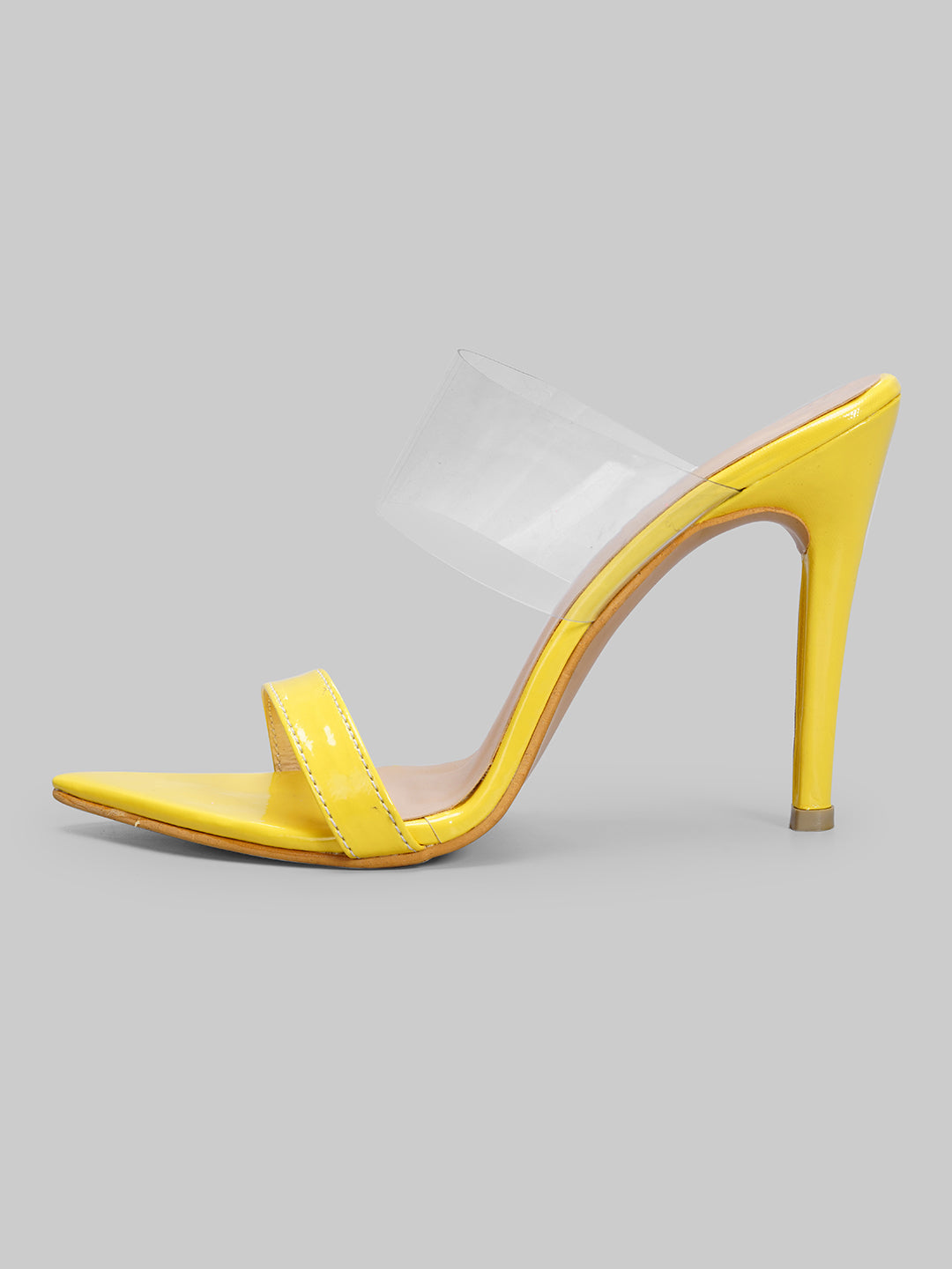 Neon slip on stiletto
