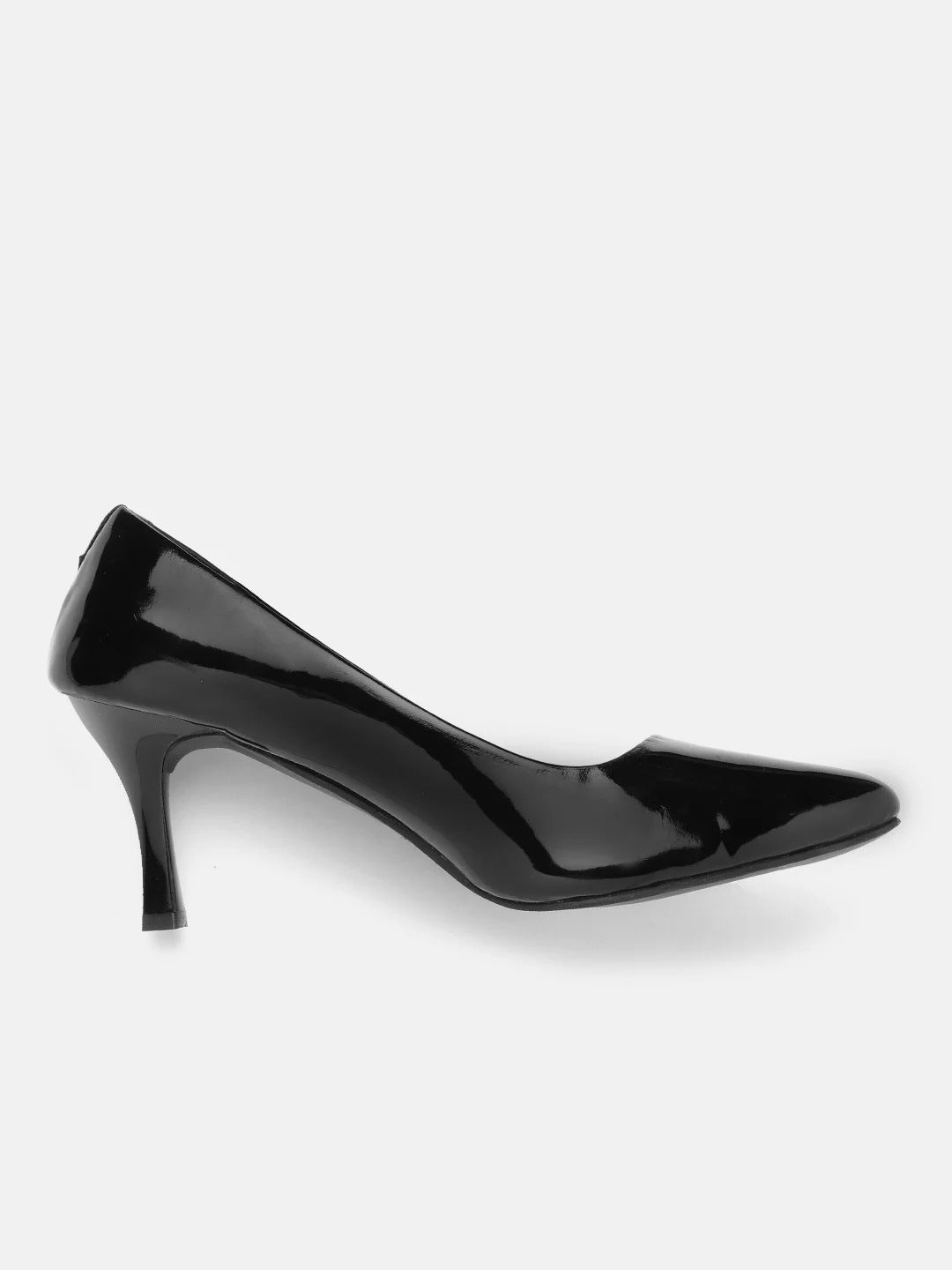 Black Kitten heel pumps
