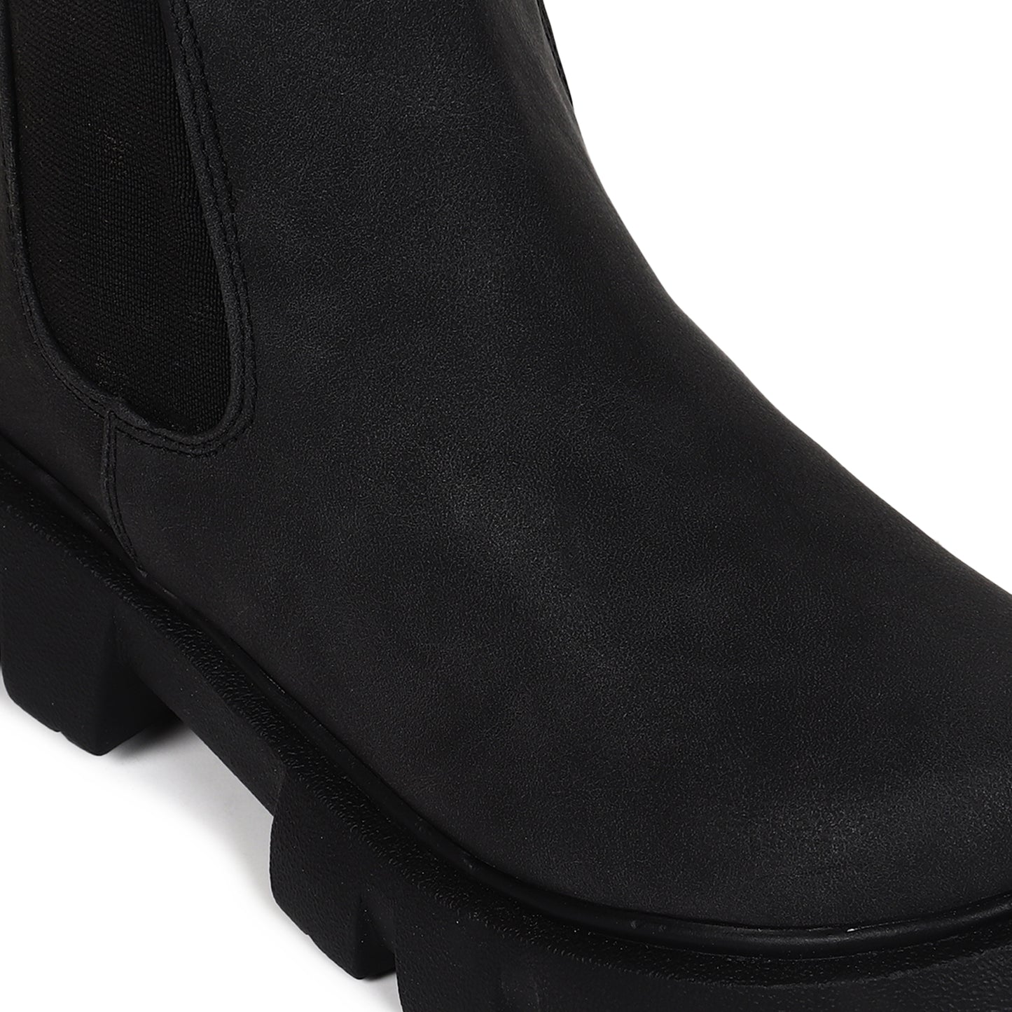 Minimalist Platform Chelsea Boots for Women