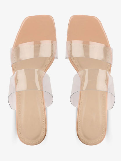 Classic transparent heels